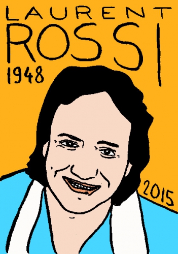 mort de laurent Rossi, dessin, portrait, laurent jacquy,répertoire des macchabbées célèbres, visage,mort d'homme
