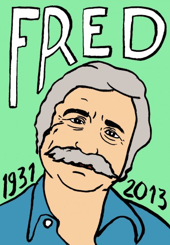 Fred,portrait,dessin,mort d'homme,Les beaux dimanches,art singulier,french outsider,laurent jacquy